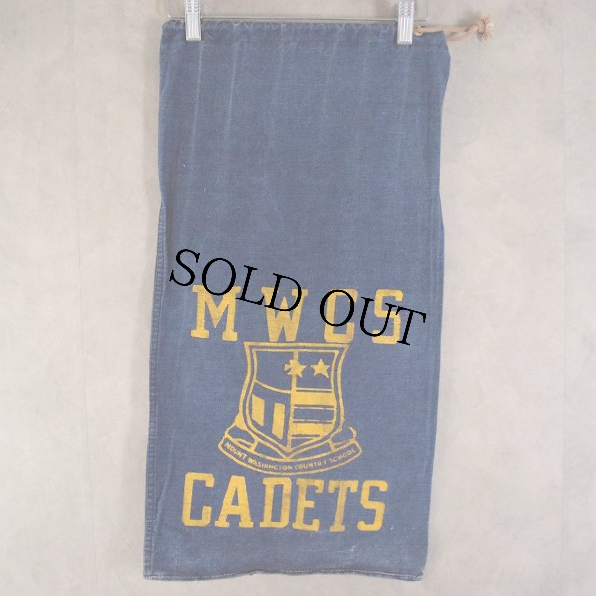 画像1: VINTAGE "MWCS CADETS" Laundry Bag (1)