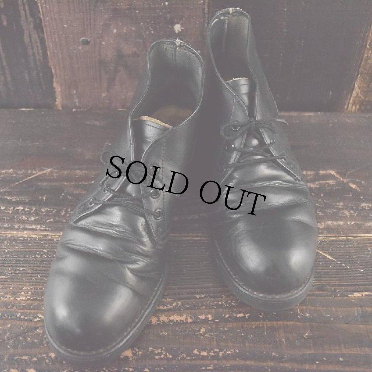 画像2: 70's U.S.NAVY スチールトゥセーフティチャッカブーツ 26.5cm (2)