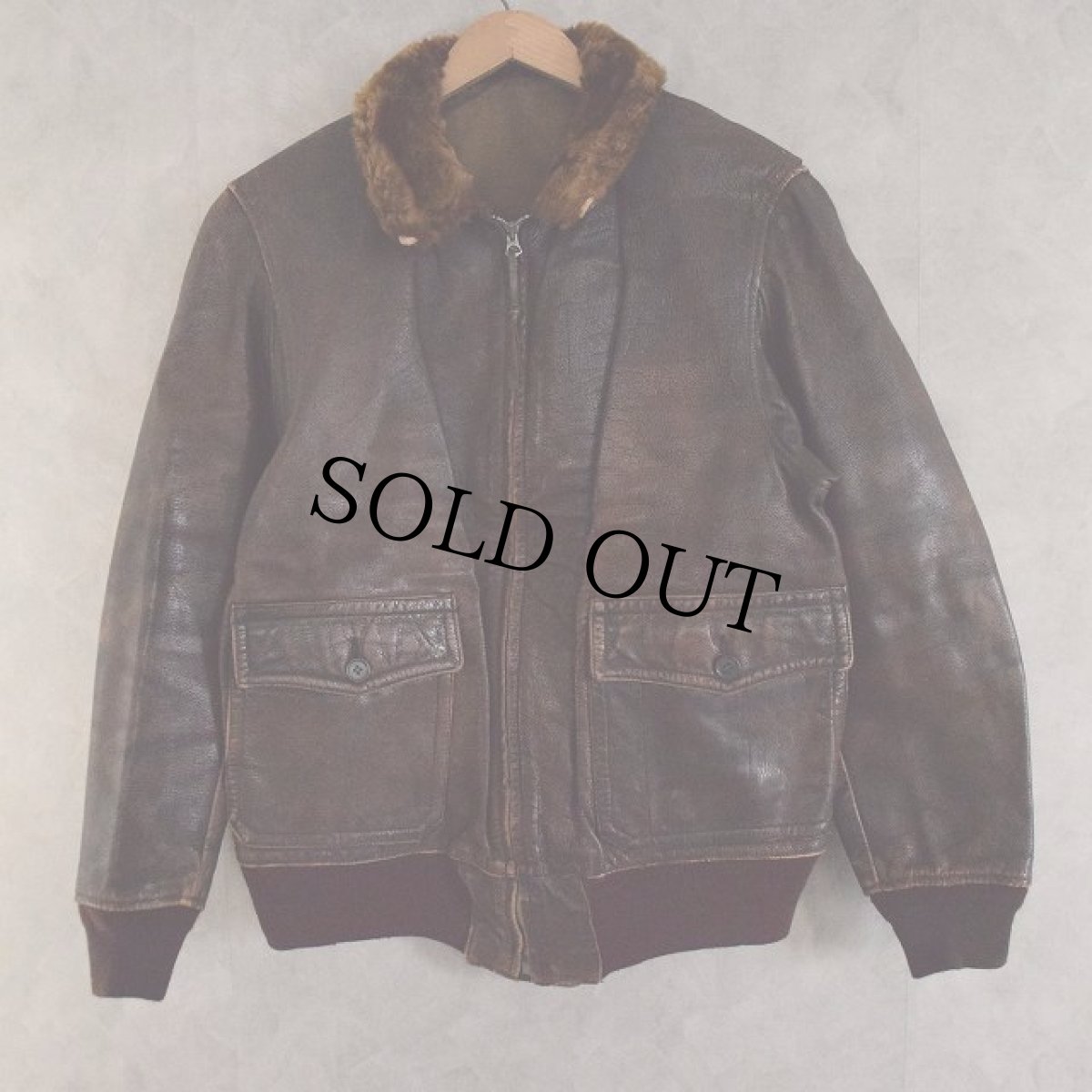 画像1: 40's U.S.NAVY M-422A Flight Jacket (1)