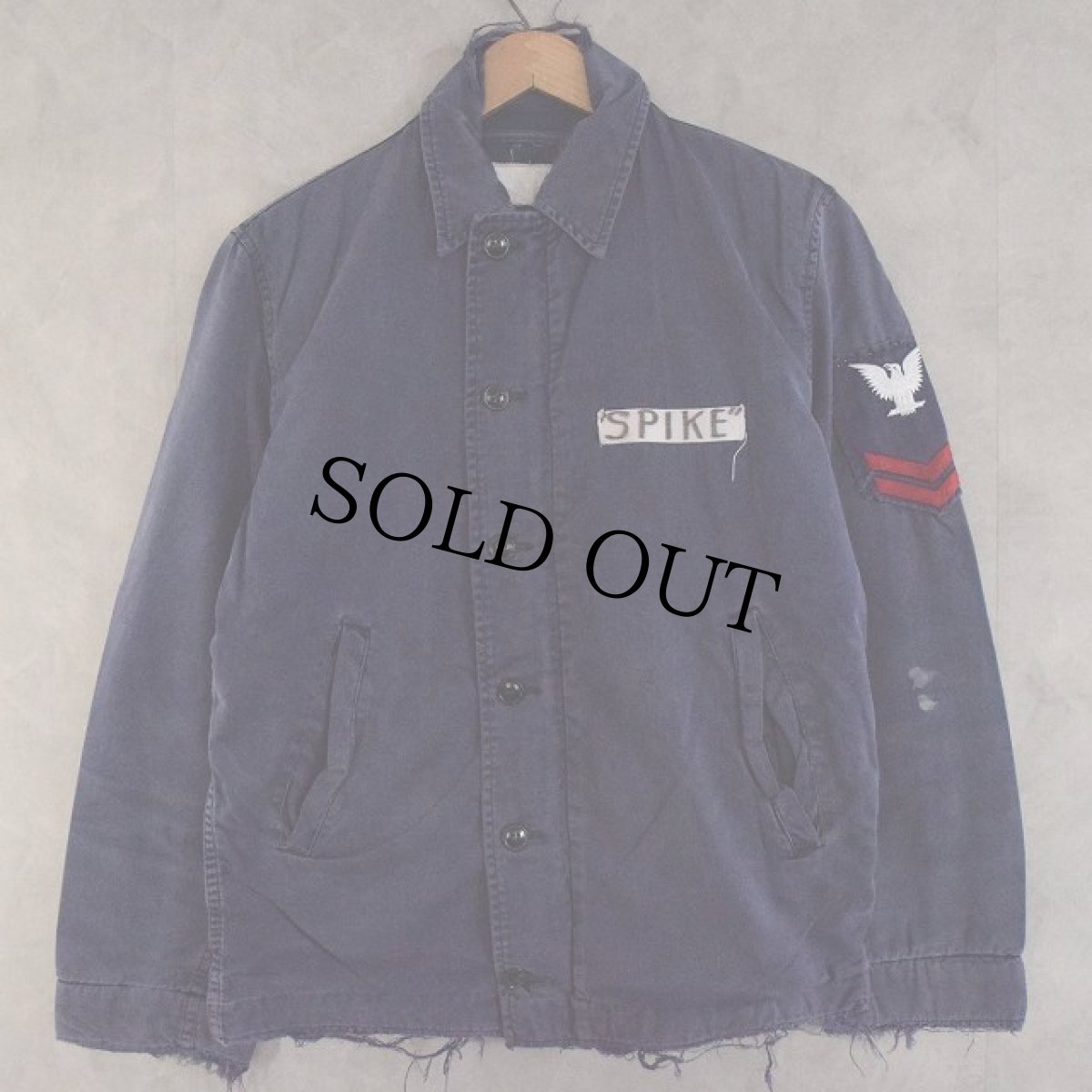 画像1: 60's U.S.NAVY UTILITY JACKET パッチ付き (1)