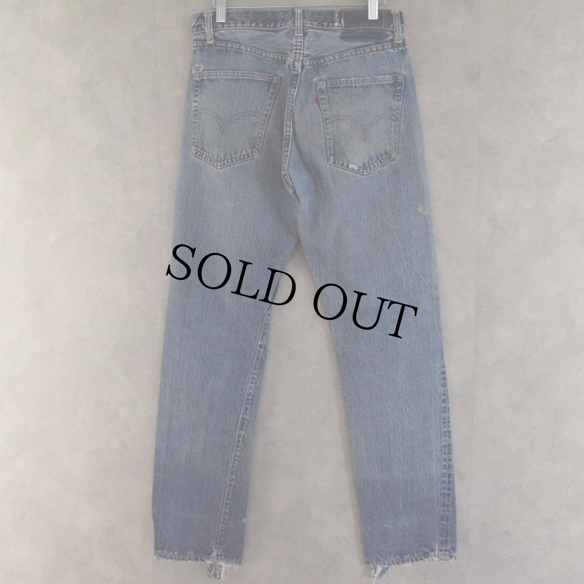 画像2: 60's〜70's LEVI'S 505 BIGE デニムパンツ W30 (2)