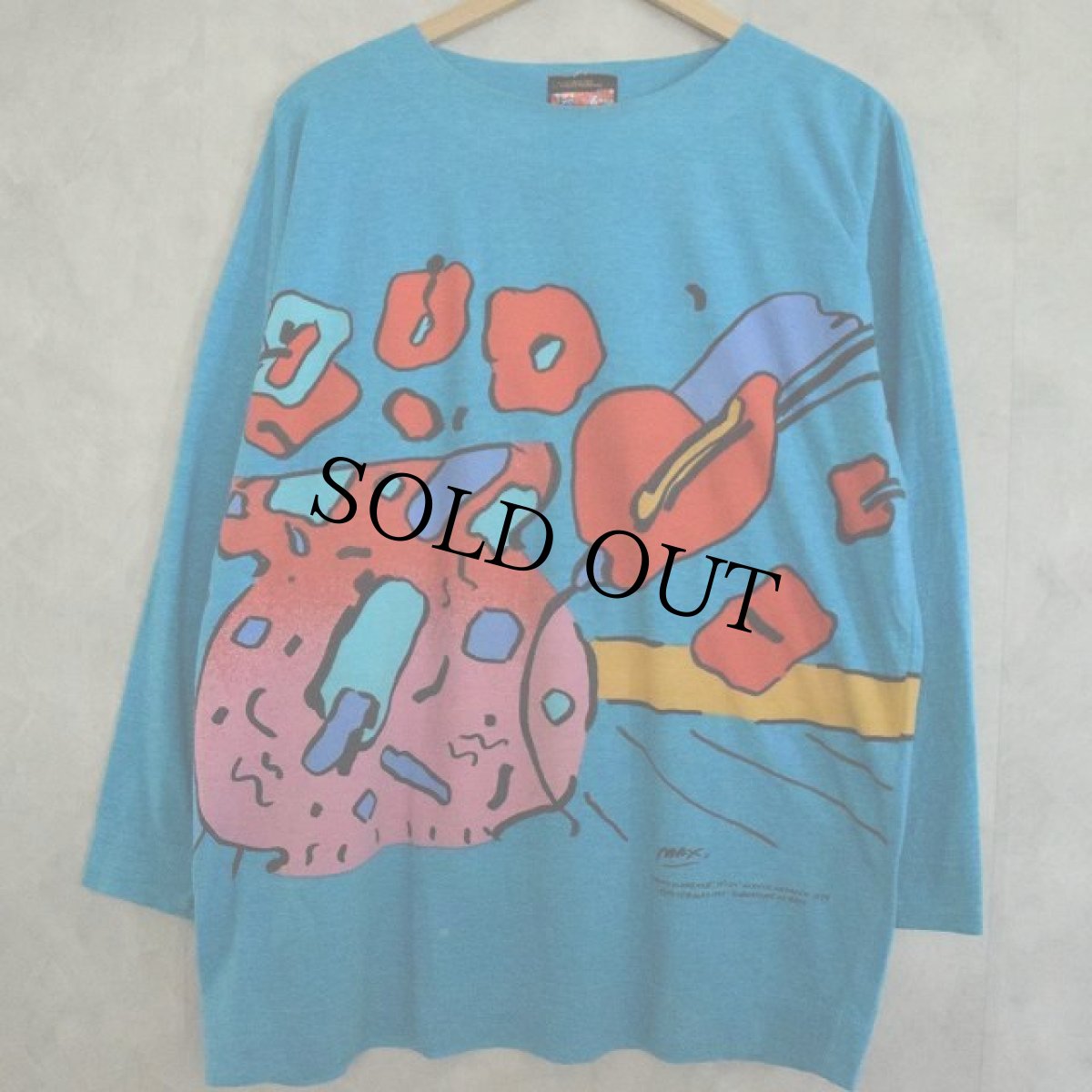 画像1: 90's PETER MAX "NEOMAX" L/S T-Shirts (1)