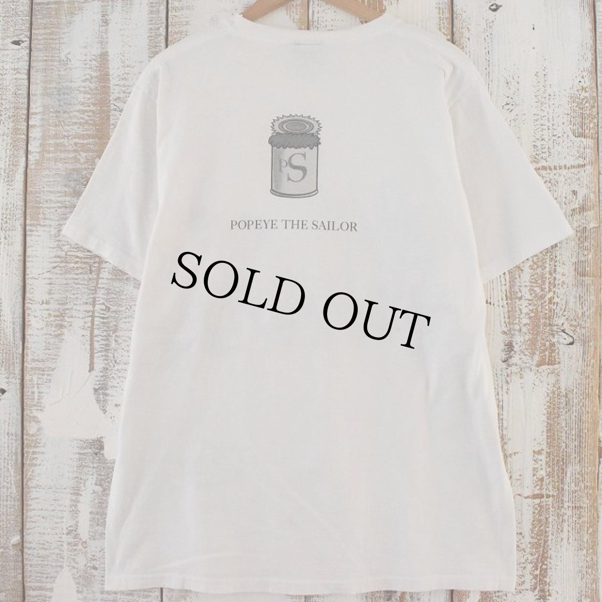 画像3: 90's USA製 POPEYE × BETTY BOOP キャラクターパロディTシャツ (3)