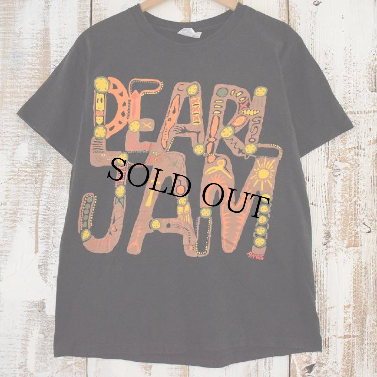 画像1: 90's PEARL JAM "music for rhinos" USA製 バンドTシャツ (1)