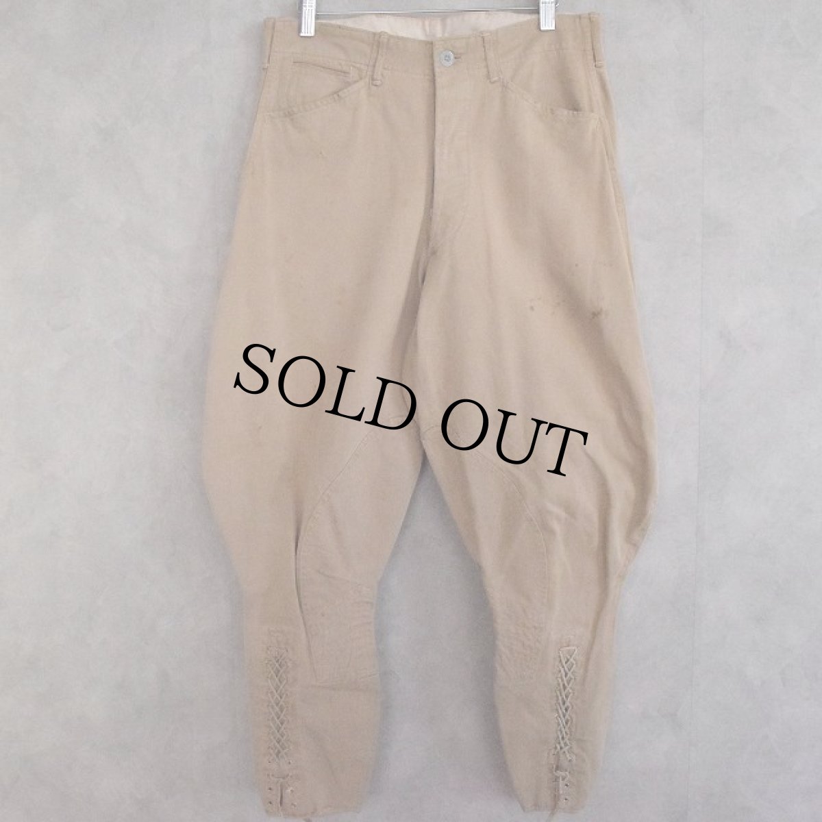画像1: 30's〜40's U.S.ARMY Metal Button Jodhpurs Pants W31 (1)