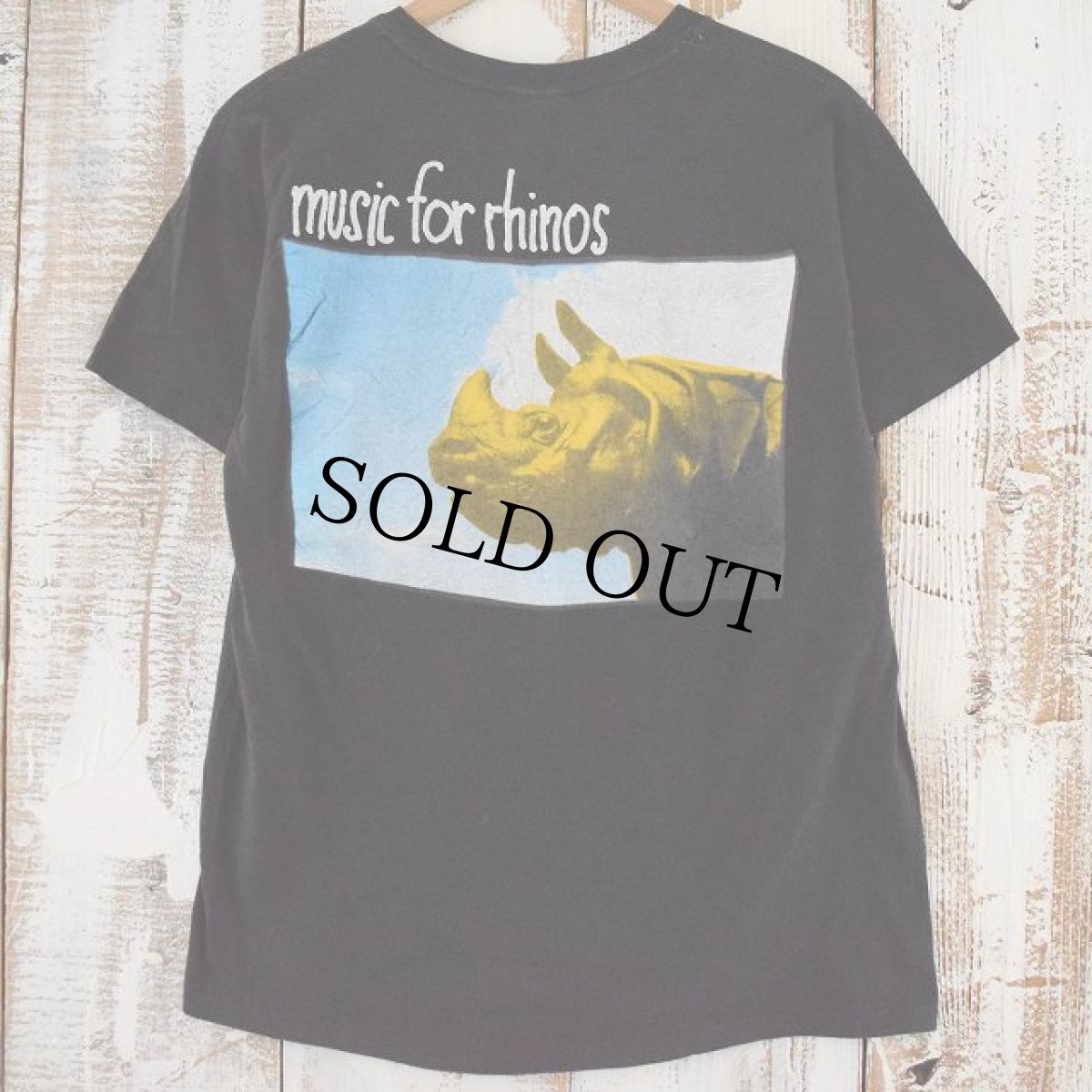 画像2: 90's PEARL JAM "music for rhinos" USA製 バンドTシャツ (2)