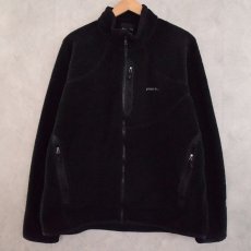 画像1: 2000's Patagonia Rシリーズ R2 POLARTEC Fleece Jacket BLACK (1)