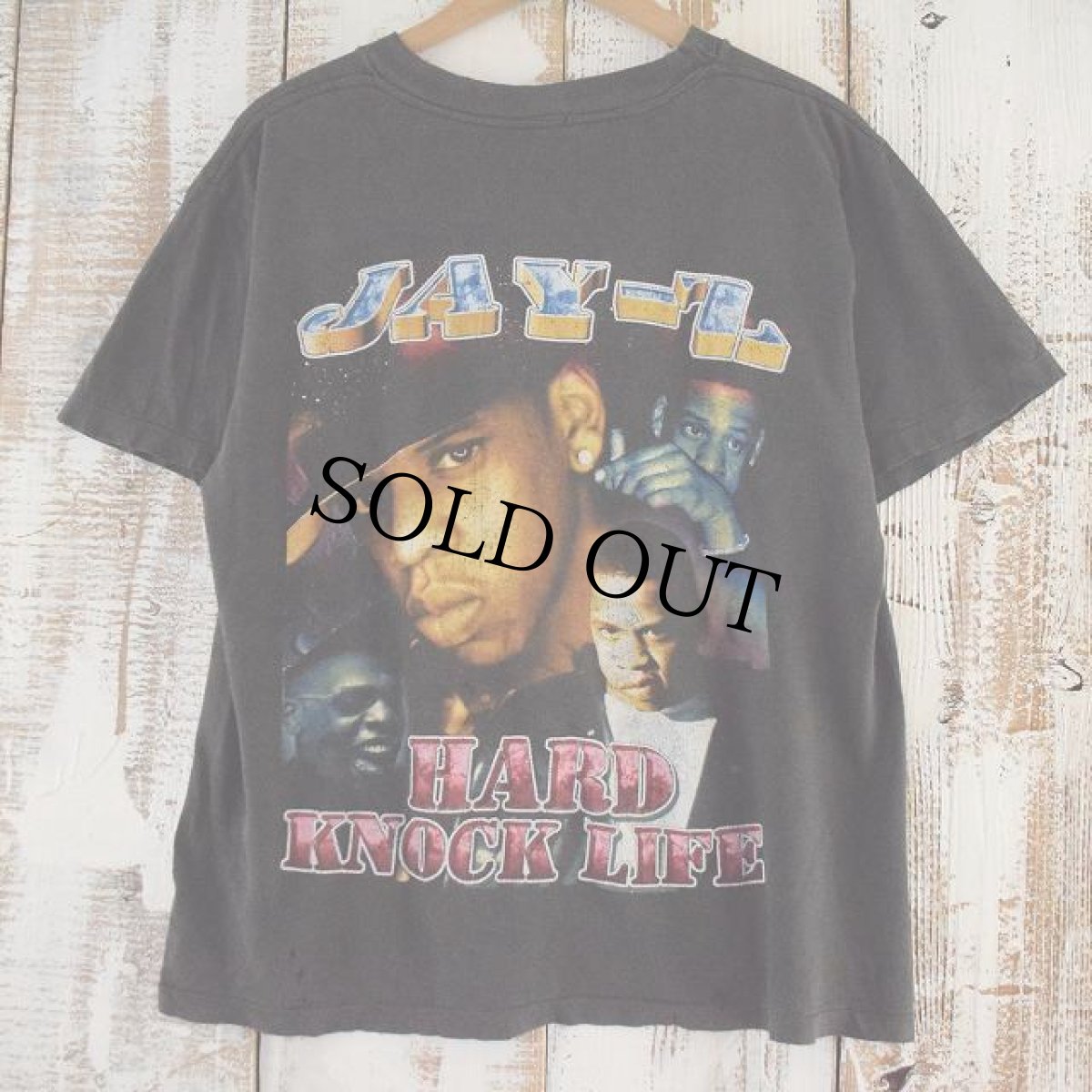 画像2: 90's JAY-Z "HARD KNOCK LIFE" ミュージックTシャツ (2)