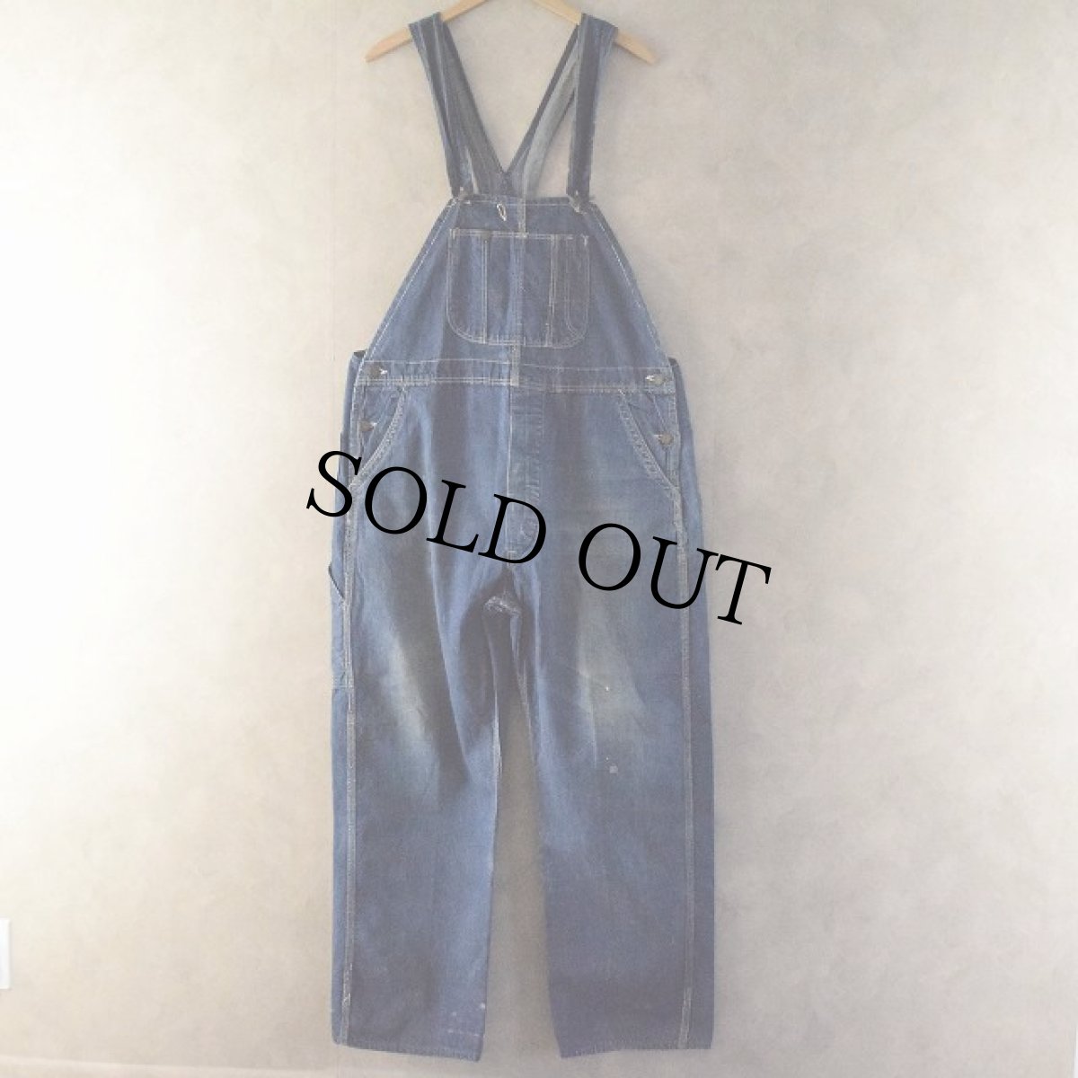 画像1: 40〜50's STOREBRAND Denim Overall (1)