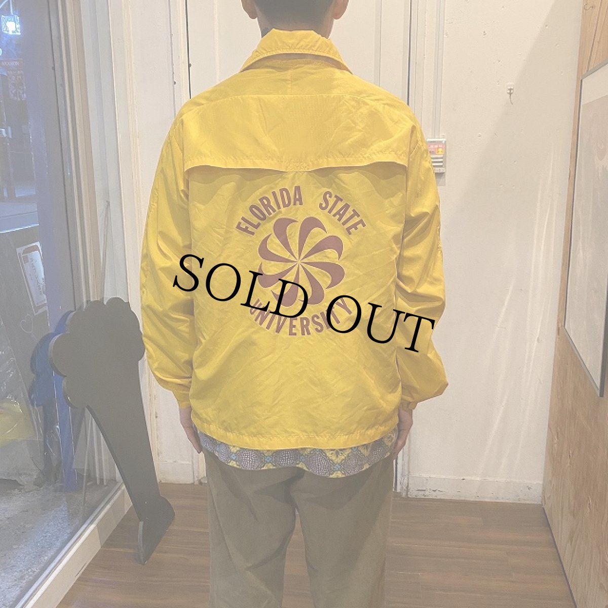 画像3: 70's NIKE USA製 風車マーク "FLORIDA STATE UNIVERSITY" Nylon Jacket (3)