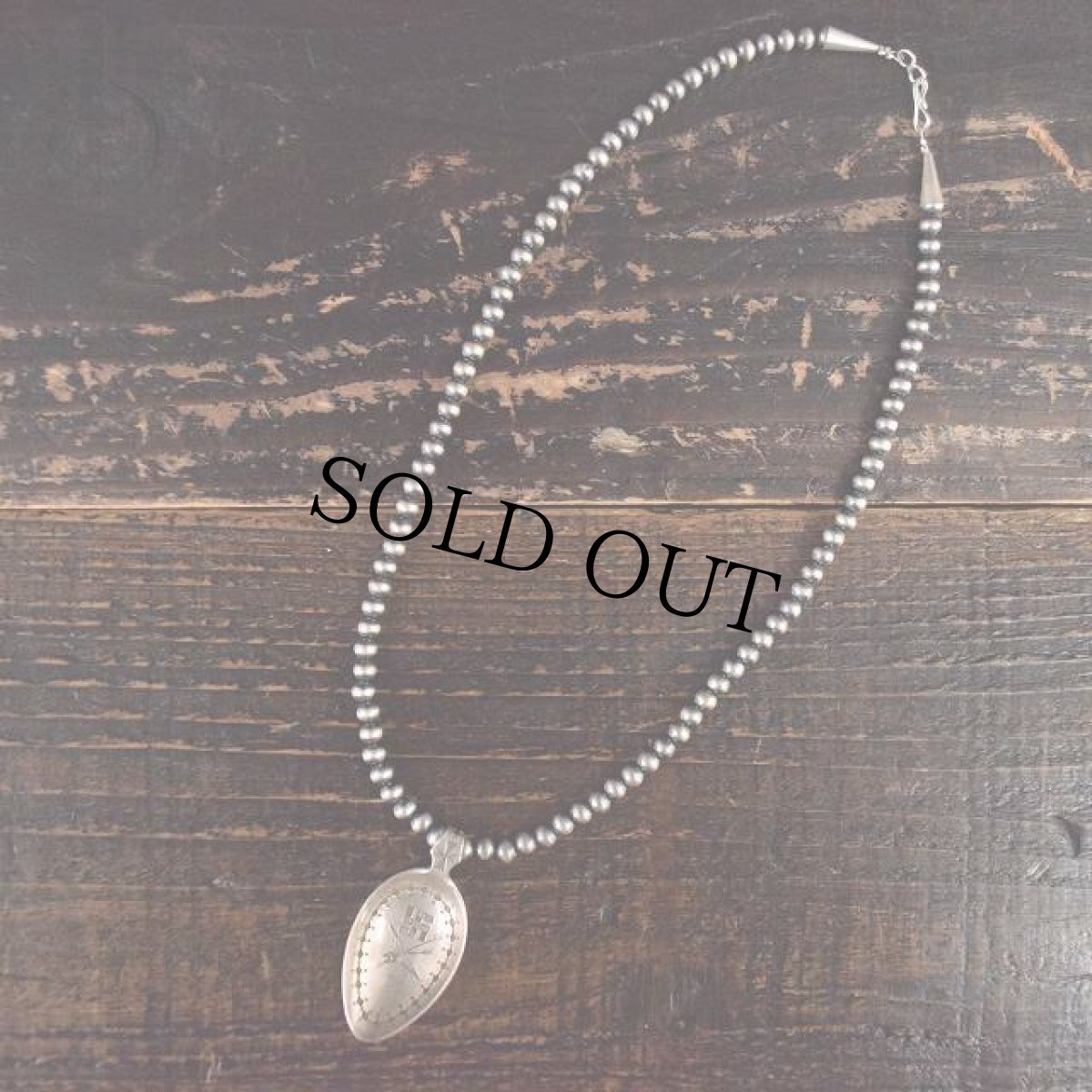 画像2: VINTAGE Navajo Souvenir spoon Silver Necklace (2)