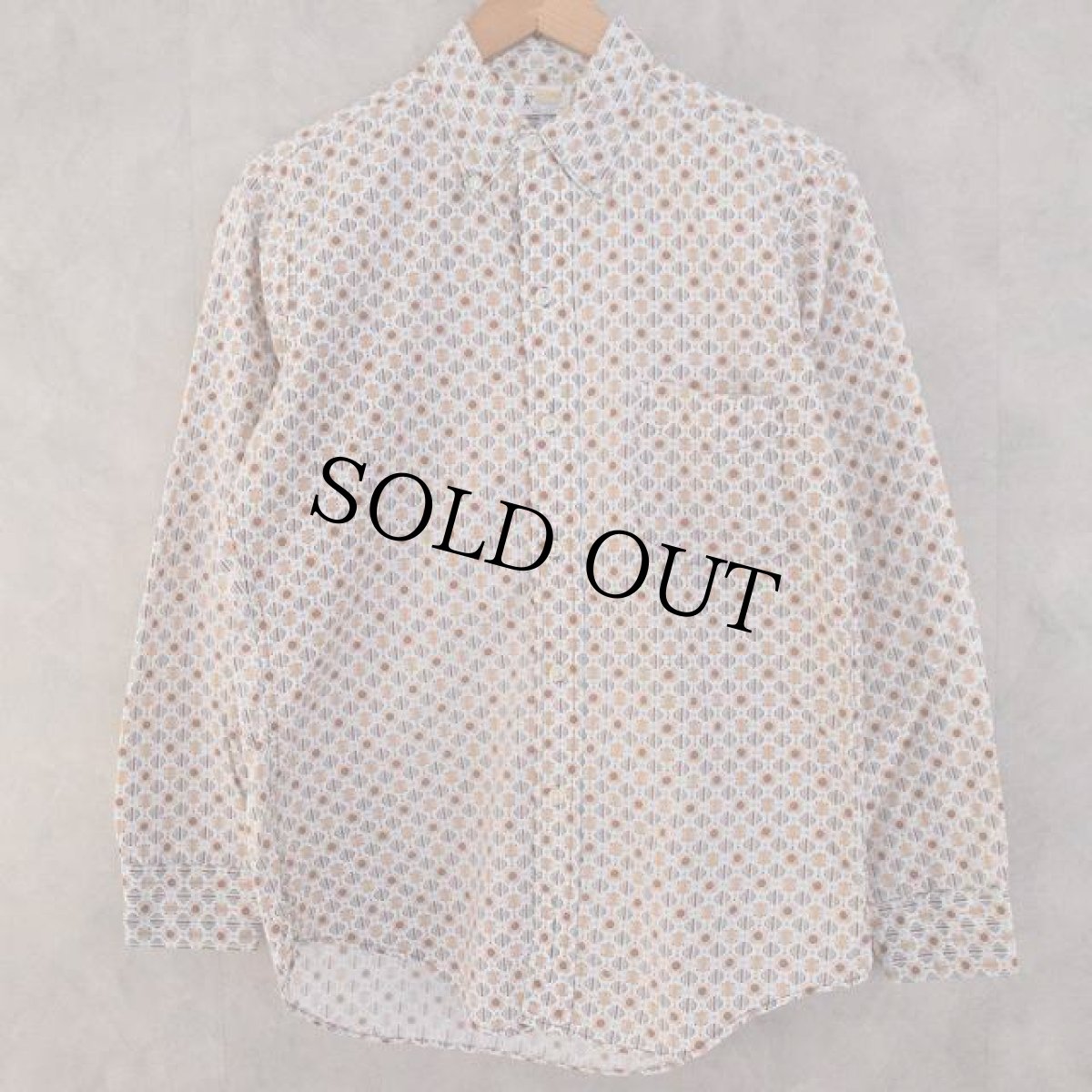 画像1: ▼【SALE】 60's BUD BERMA USA製 Cotton Shirt (1)