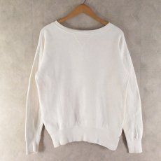 画像1: 50's〜60's 前V 無地Sweat (1)