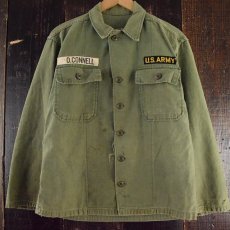 画像2: 60's U.S.ARMY ユーティリティシャツ スカル×イーグルペイント 1st (2)