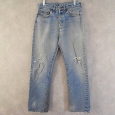 画像1: 80's Levi's 501 赤耳 デニムパンツ W31 (1)