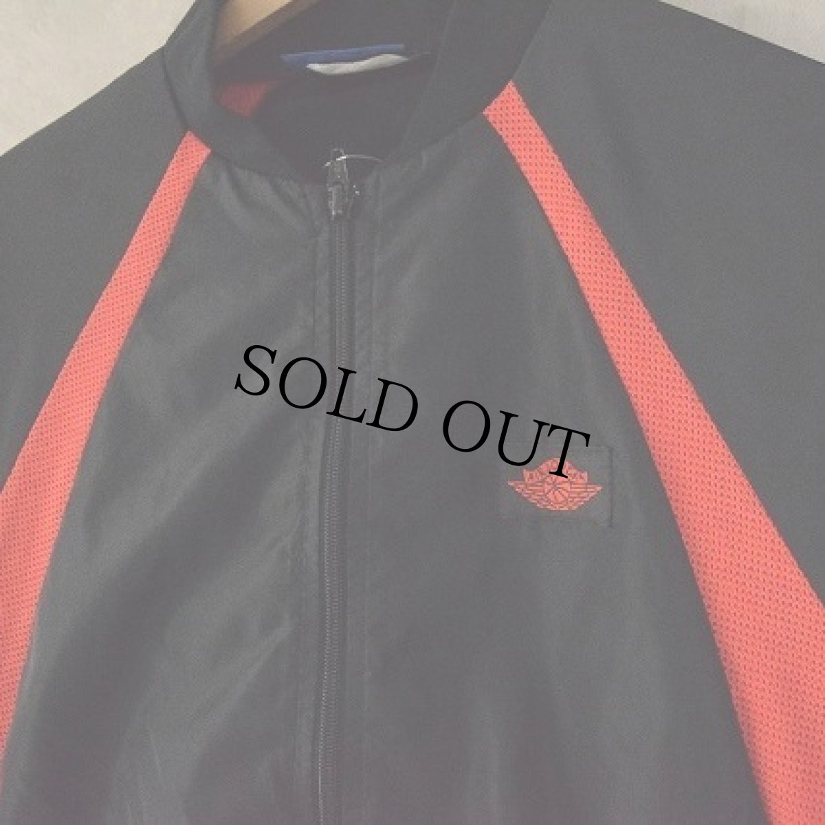 画像2: 80's NIKE 紺タグ "AIRJORDAN" Nylon Jacket S (2)