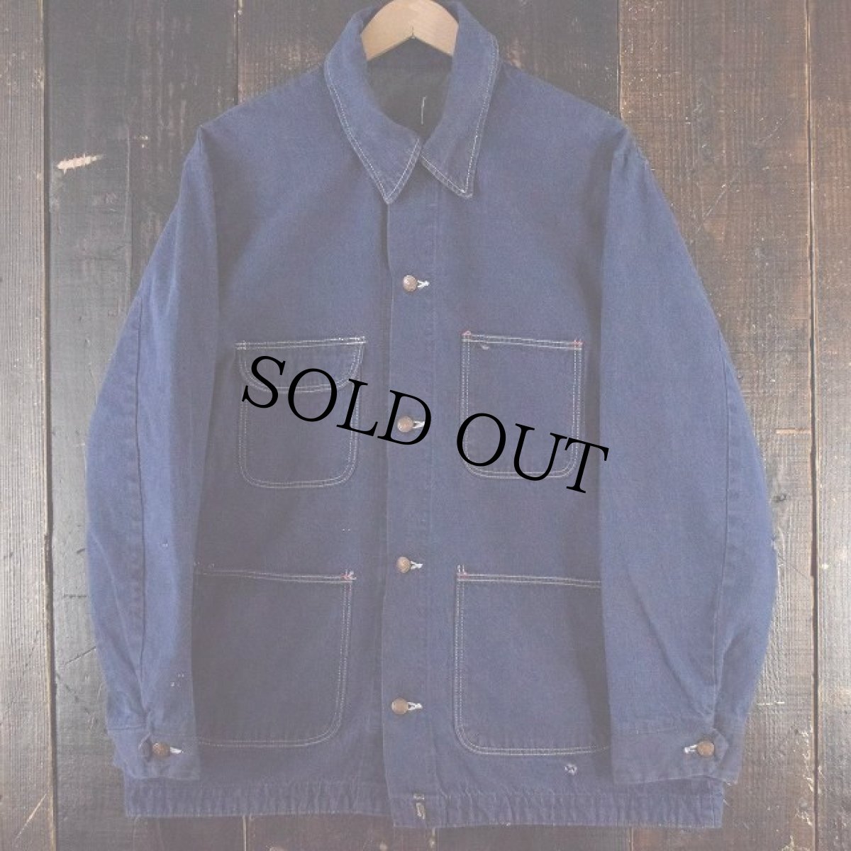 画像2: 70's Wrangler デニムカバーオール 刺繍入り (2)