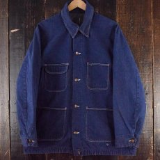 画像2: 70's Wrangler デニムカバーオール 刺繍入り (2)