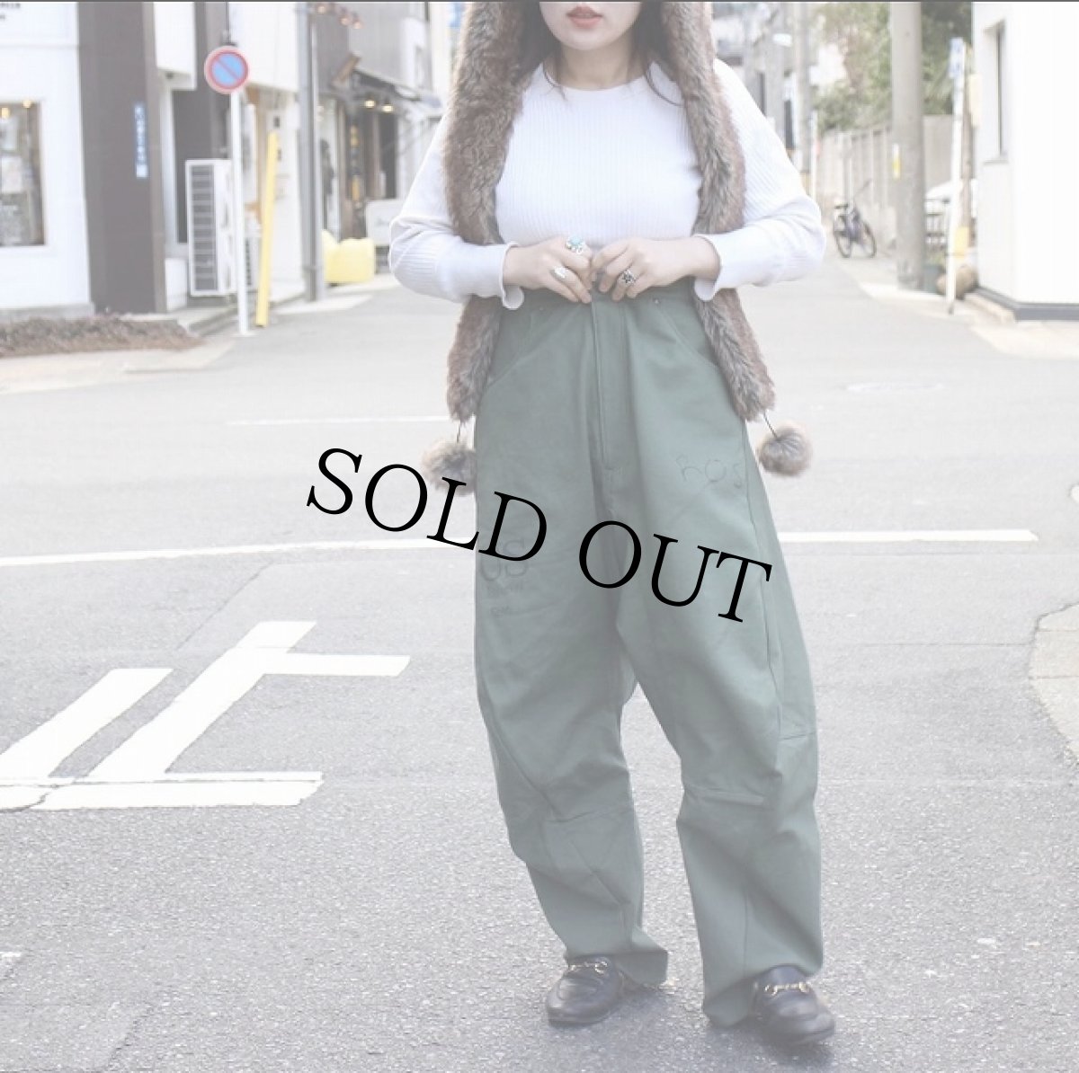 画像7: ink "DRAPING LOUNDRY" KHAKI 【M】 (7)