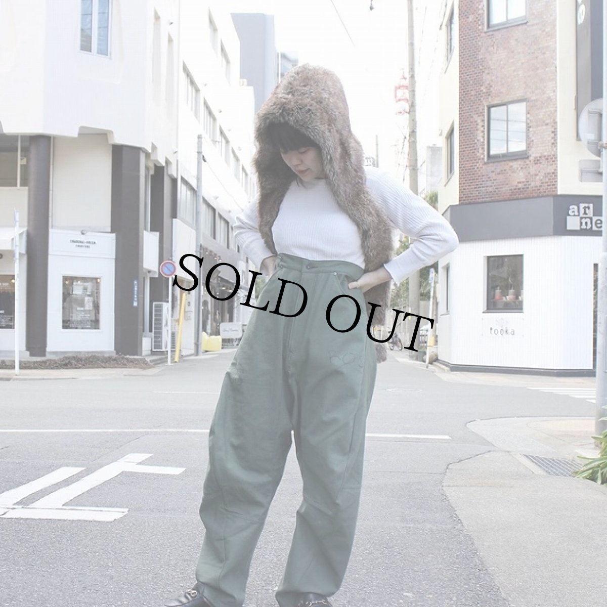 画像8: ink "DRAPING LOUNDRY" KHAKI 【M】 (8)