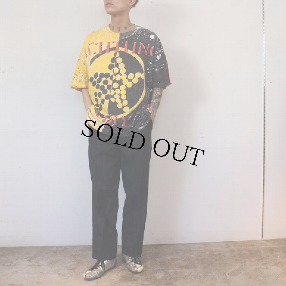 画像5: 90's U2 Achtung Baby 手刷りアルバムTシャツ XXL (5)