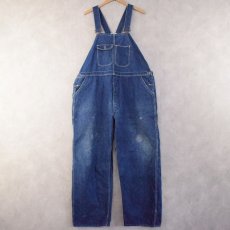 画像1: 40〜50's OX HIDE by J.C.PENNEY Low back Denim Overall W46 (1)