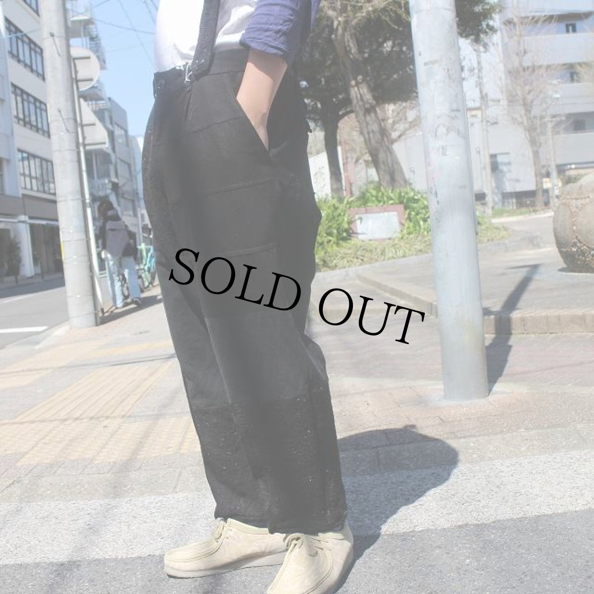 画像3: ink "CRAZY FABRIC PANTS" BLACK 【M】 (3)