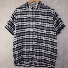 画像1: 60's Rayon Flannel S/S Shirt (1)