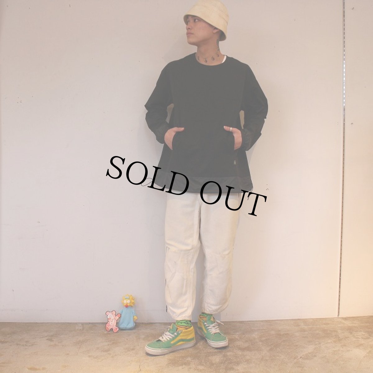 画像6: COMFY OUTDOOR GARMENT "GRAVEL LONG SLEEVE TEE"  BLACK 【M】 (6)