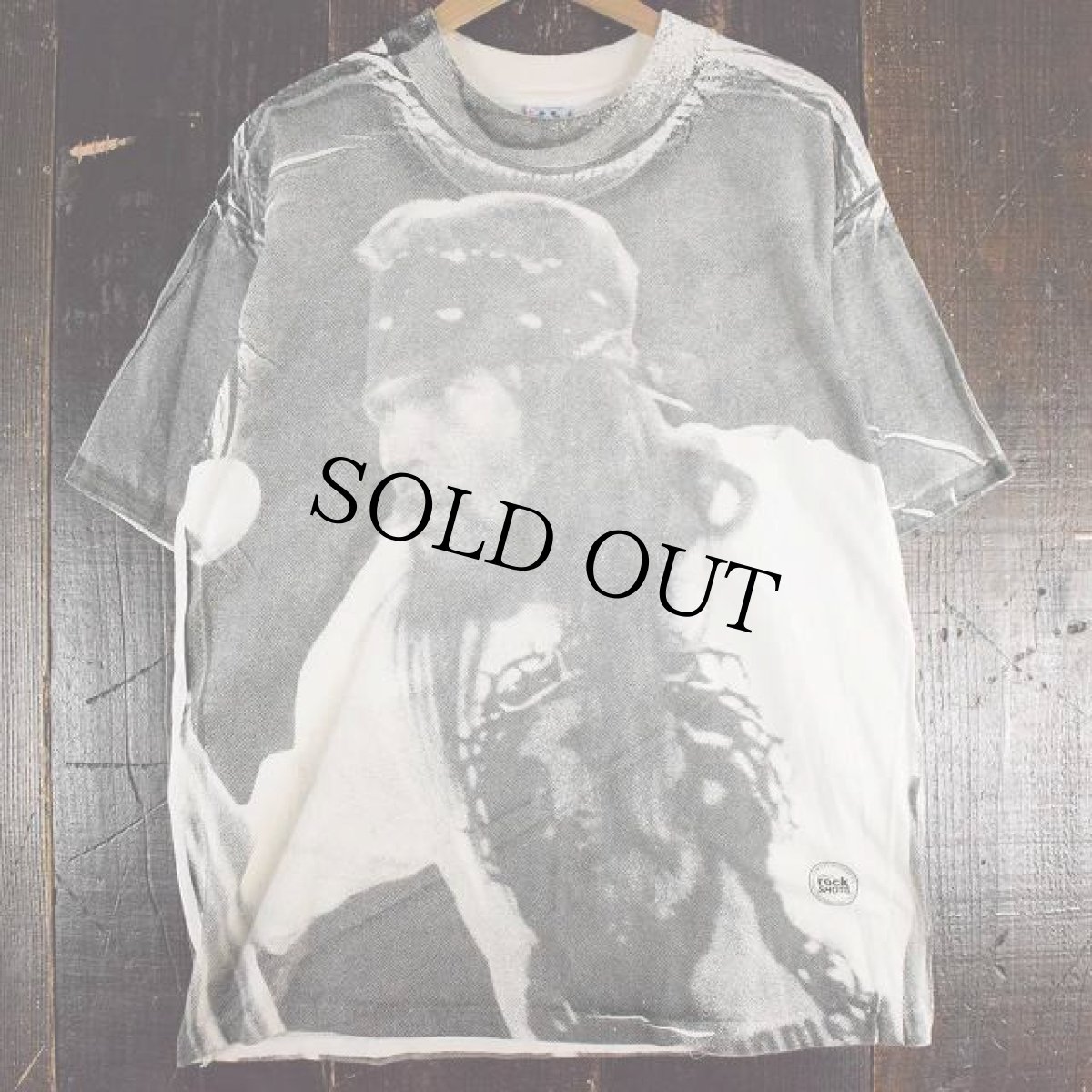 画像2: 90's GUNS N' ROSES アクセル・ローズ 大判プリントTシャツ XL (2)