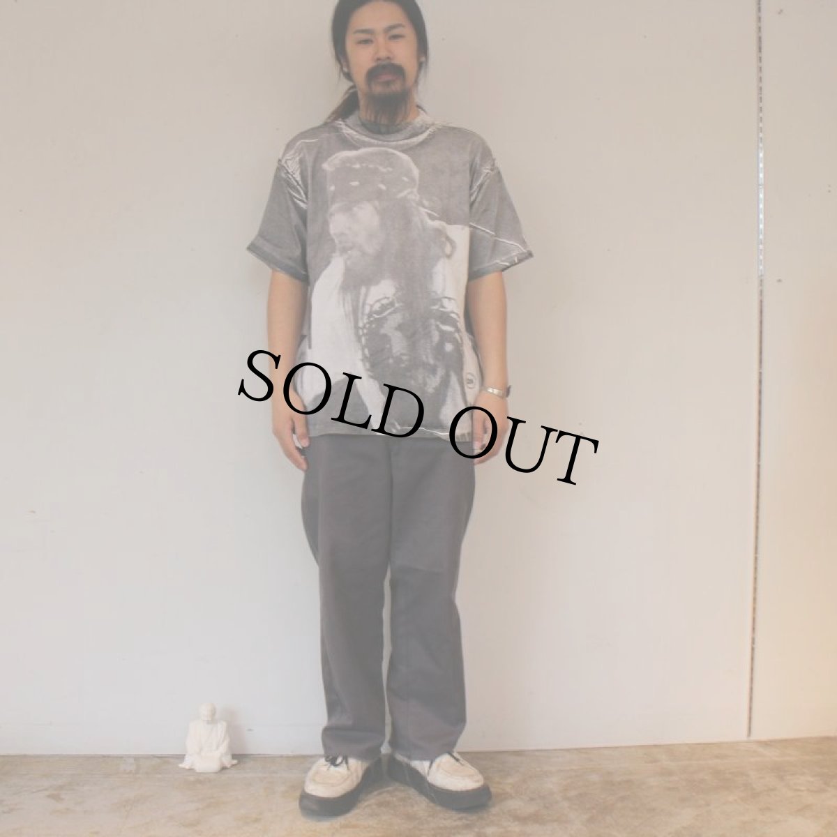 画像8: 90's GUNS N' ROSES アクセル・ローズ 大判プリントTシャツ XL (8)