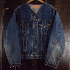 画像1: 60's〜70's LEVI'S 71205 BIG E リメイクデニムジャケット (1)