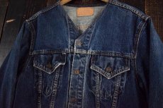 画像2: 60's〜70's LEVI'S 71205 BIG E リメイクデニムジャケット (2)