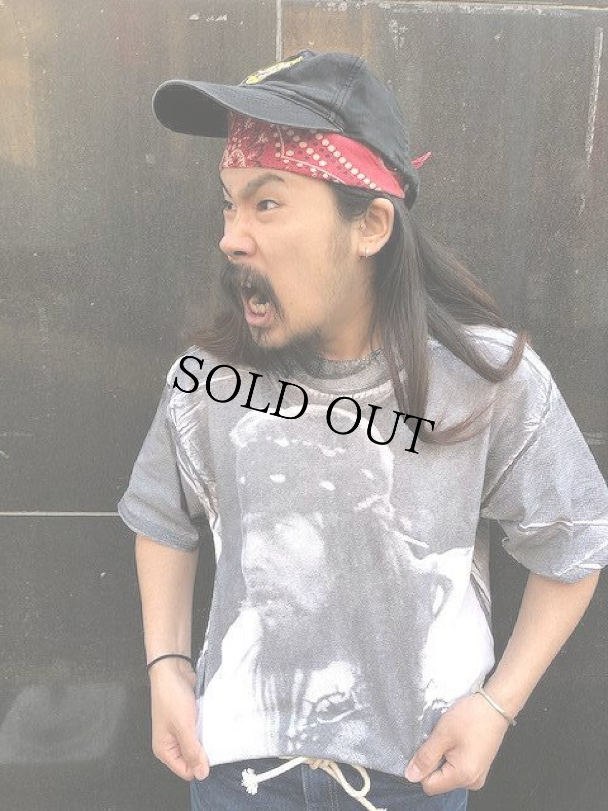 画像4: 90's GUNS N' ROSES アクセル・ローズ 大判プリントTシャツ XL (4)