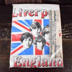 画像1: 80's THE BEATLES USA製 "Liverpool England" バンドTシャツ DEADSTOCK M (1)