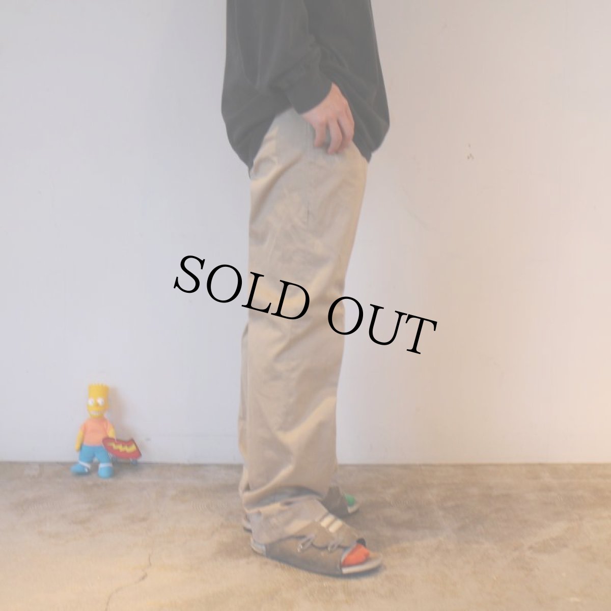 画像3: 40's "45チノ" U.S.ARMY チノトラウザーズ W28 (3)