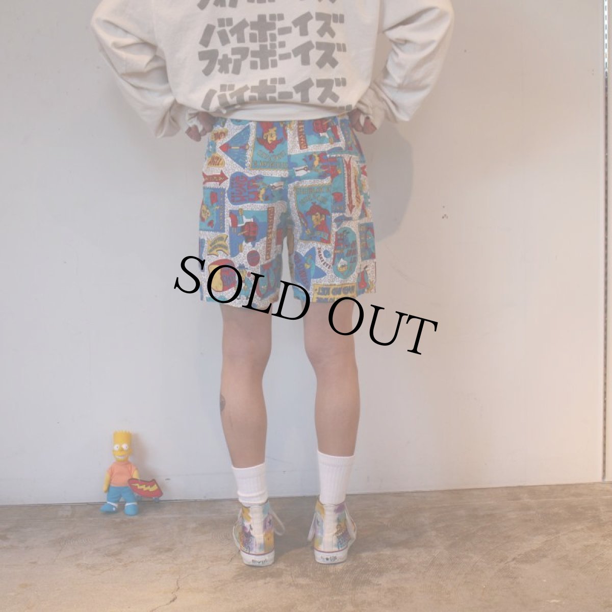 画像4: SHERLOCK HOLMES, FRANKLIN... モンスター柄 コットンショーツ (4)