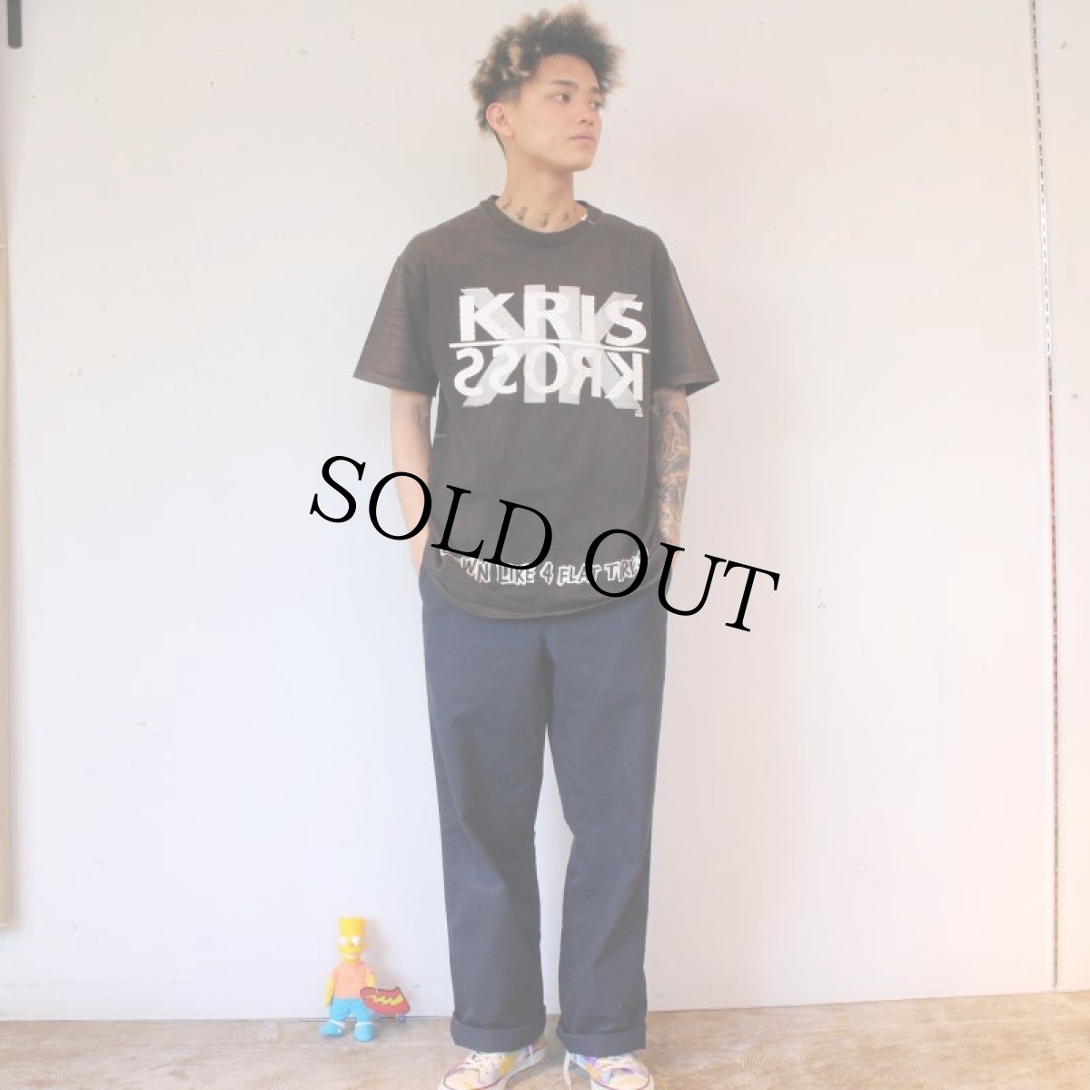 画像2: 90's Kris Kross USA製 "DOWN LIKE 4 FLAT TIRES" ヒップホップTシャツ XL (2)