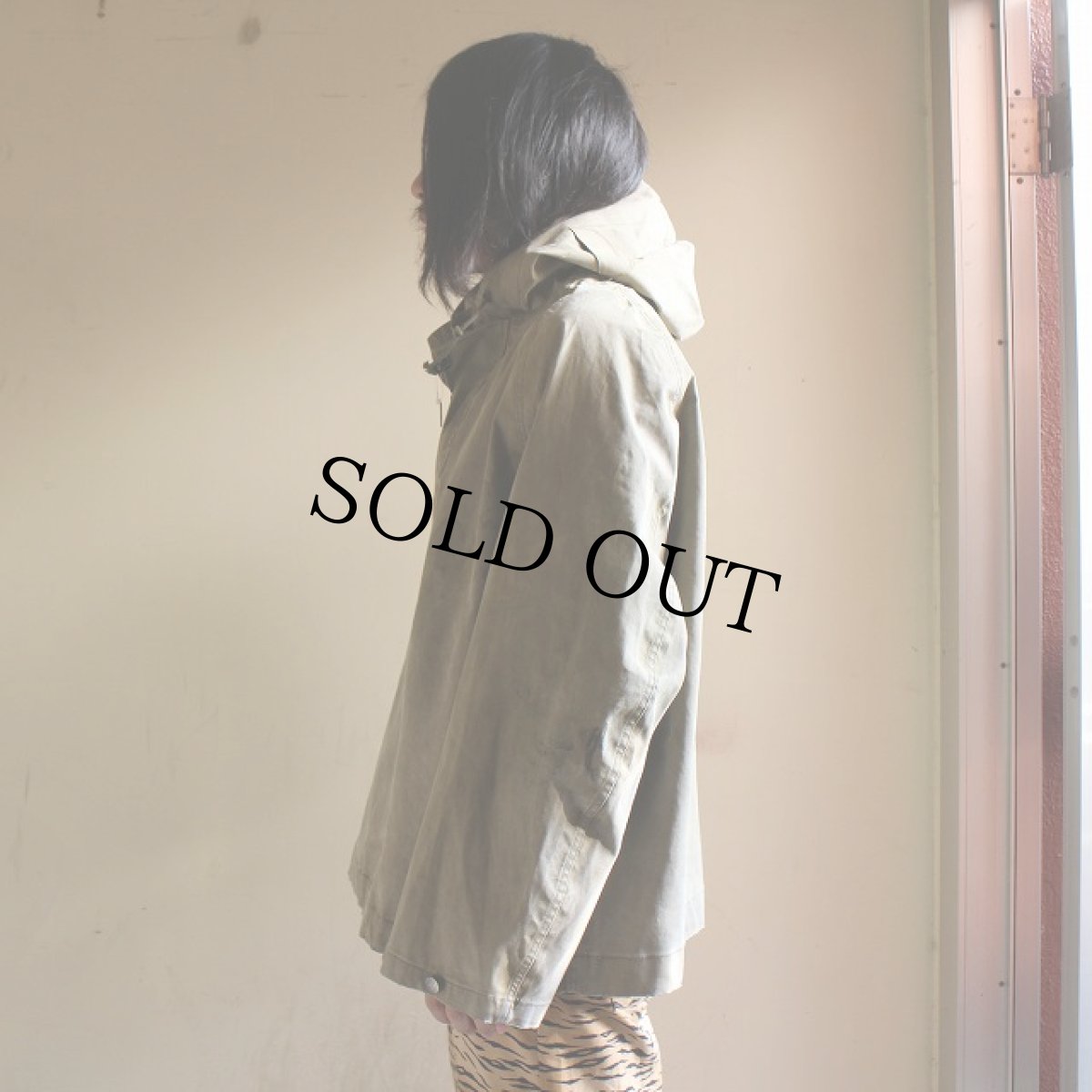 画像3: 40's U.S. NAVY デッキレインパーカ M (3)