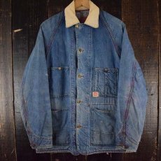 画像1: 40's〜50's HEAD LIGHT ブランケット付き Denim Coverall (1)