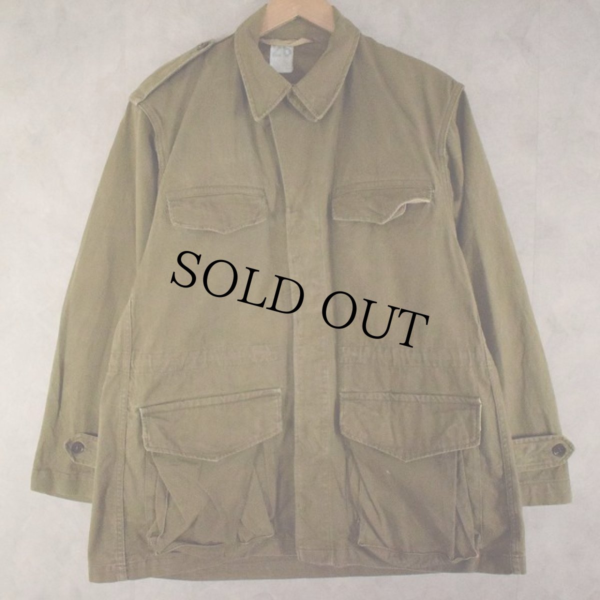 画像2: 50's French Army M-47 HBT Jacket 後期 (2)