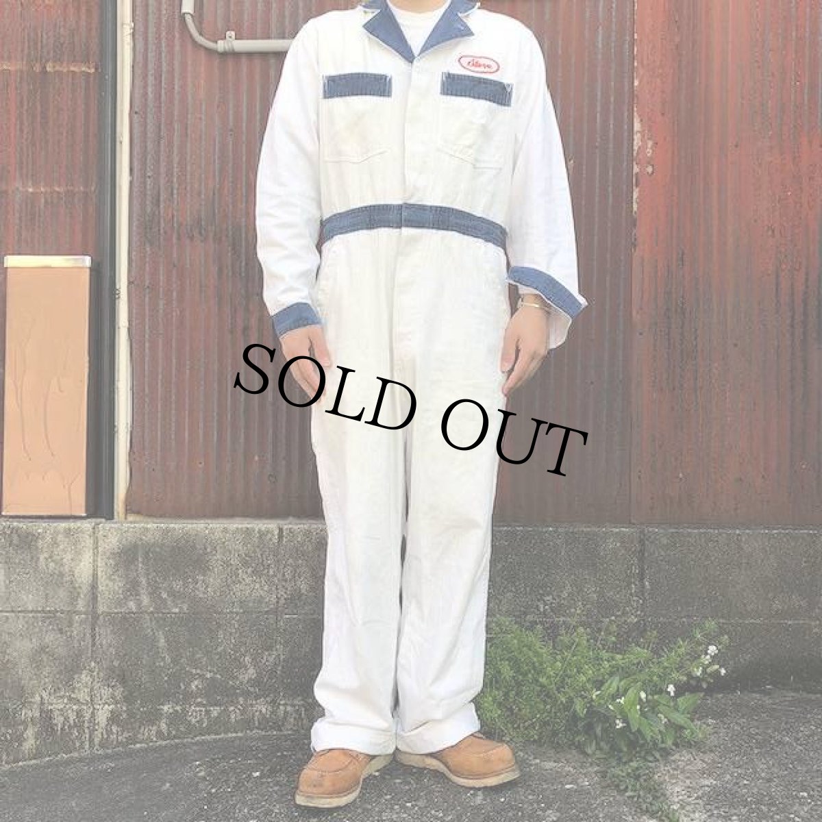 画像3: 50's〜60's Empire Uniform 2トーン HBTオールインワン 40 (3)