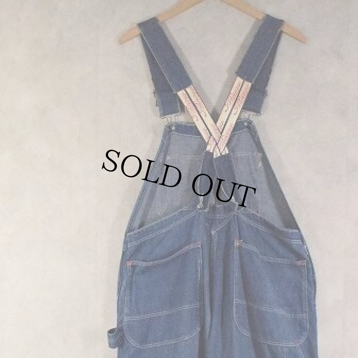 画像2: 50's PIONEER ローバック Denim Overall (2)
