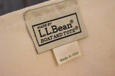 画像2: L.L.Bean USA製 "BOAT AND TOTE" キャンバストートバッグ (2)