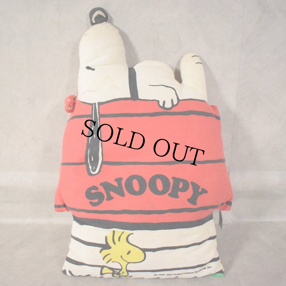 画像1: 60's〜 Snoopy × Woodstock Cushion (1)