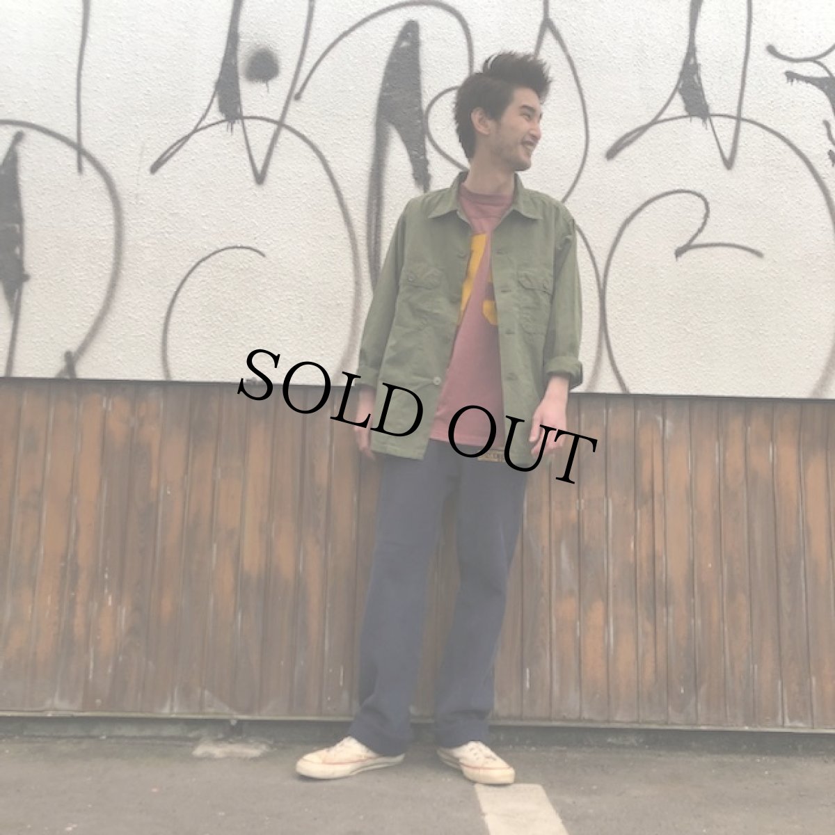 画像3: 60's U.S.ARMY Poplin Utility Shirt 2nd (3)