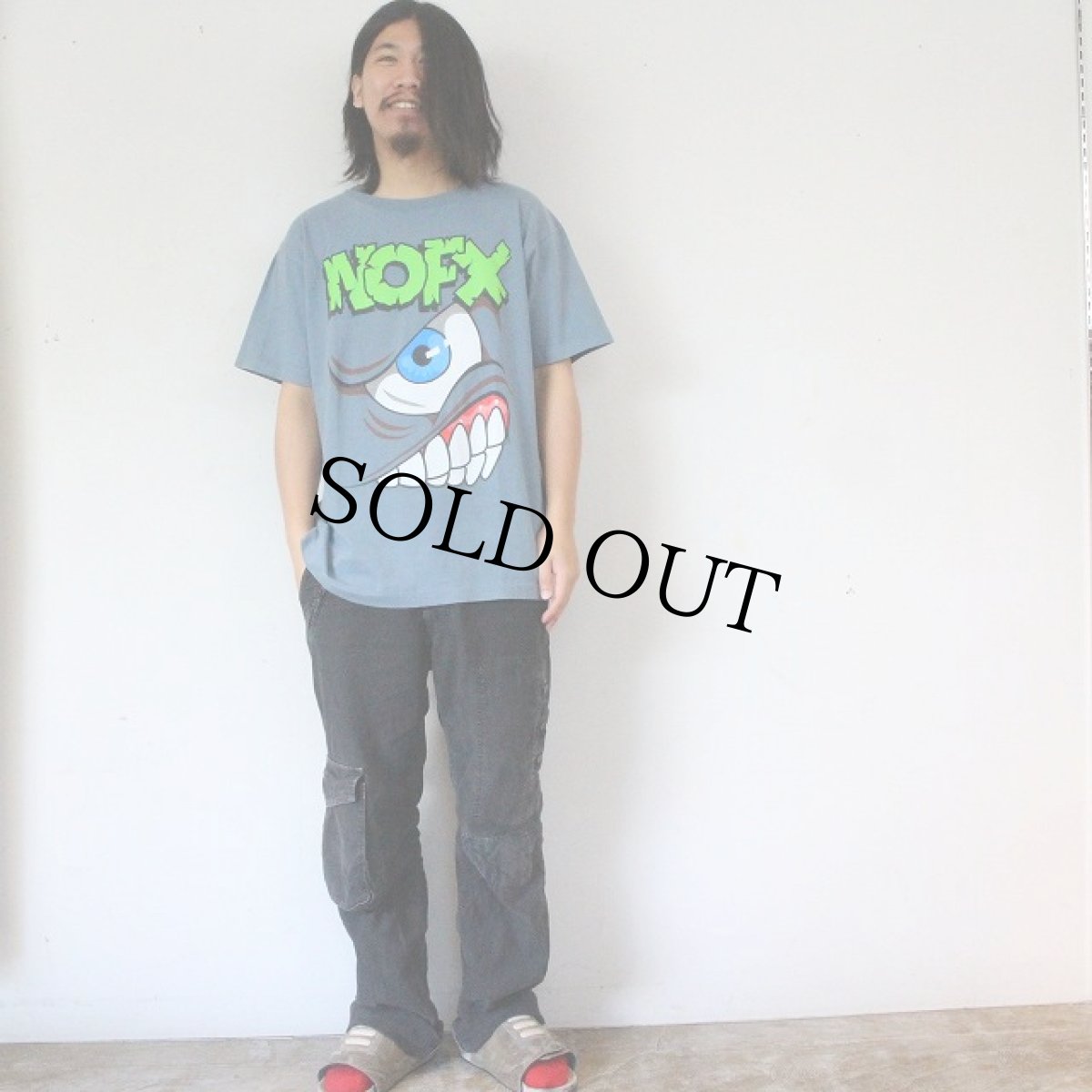 画像6: 90's NOFX "MONS・TOUR" USA製 バンドツアーTシャツ L (6)