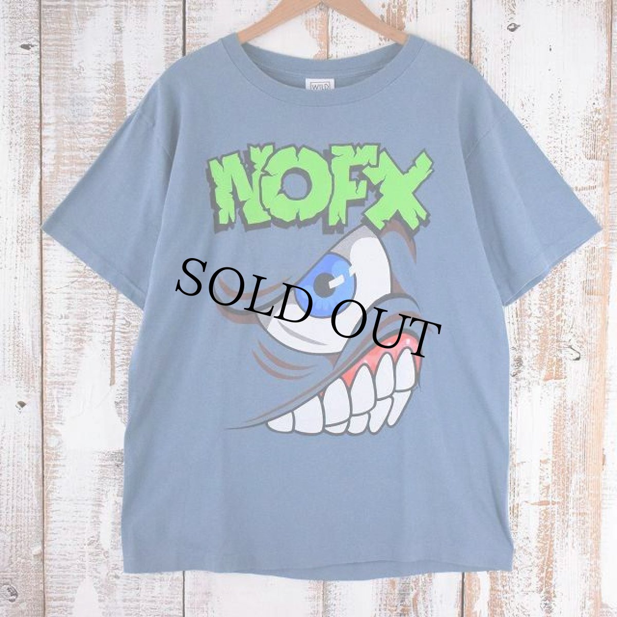 画像1: 90's NOFX "MONS・TOUR" USA製 バンドツアーTシャツ L (1)