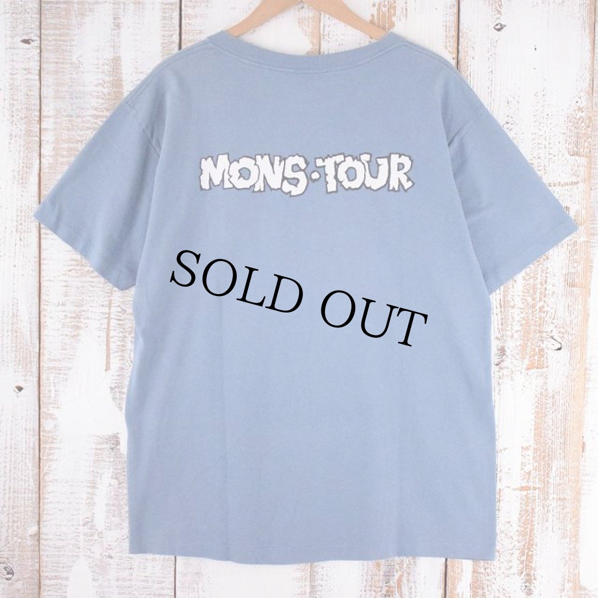 画像2: 90's NOFX "MONS・TOUR" USA製 バンドツアーTシャツ L (2)