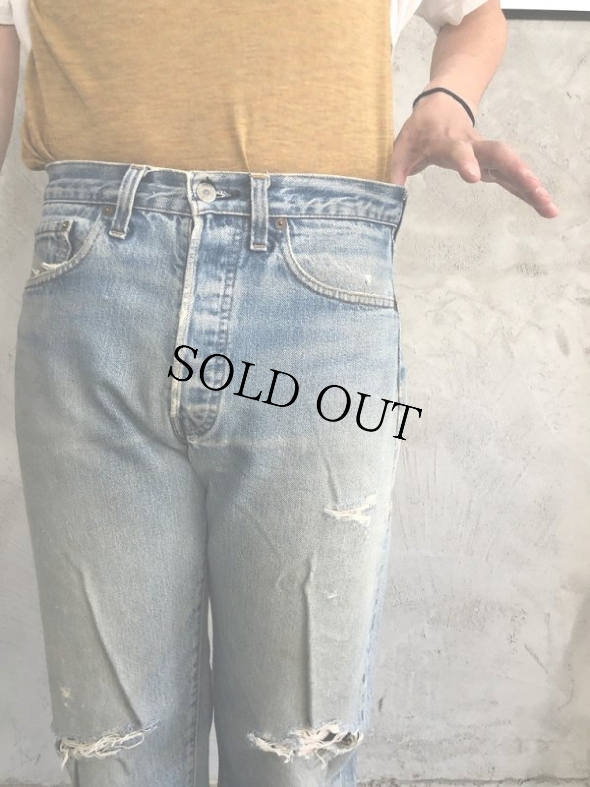 画像7: 80's Levi's 501 赤耳 デニムパンツ W31 (7)